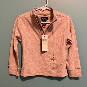 Polo by Ralph Lauren Gray Long Sleeve Kids Tee
